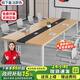 京英會(huì )議桌長(cháng)桌現代簡(jiǎn)約會(huì )議室桌椅組合長(cháng)方形長(cháng)條桌子工作臺辦公桌子 長(cháng)300寬150高74會(huì )議可坐10人