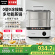 松下（Panasonic）【國(guó)家補(bǔ)貼】蒸汽鍋家用多功能電蒸鍋不銹鋼電燉鍋燉蒸煮一體蒸蟹器大容量多層蒸箱無(wú)涂層NF-ST1 猛火鎖鮮蒸【0涂層不銹鋼】+燉盅NF-ST1M
