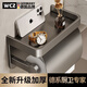 WCZ德國浴室衛(wèi)生間廁紙盒廁所紙巾盒衛(wèi)生紙置物架卷紙架紙巾架壁 槍灰加厚太空鋁紙巾架