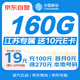 中國移動流量卡19元手機卡電話卡低月租電話卡純上網(wǎng)卡大王卡本地卡5G全國通用江蘇