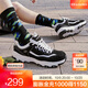 斯凱奇（Skechers）奧利奧熊貓鞋丨老爹鞋男女經(jīng)典黑白復(fù)古春夏輕便潮流增高運(yùn)動(dòng)休閑 男款-BKW/黑色/白色 42