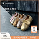 natursun奚夢(mèng)瑤高圓圓章若楠文淇同款德訓(xùn)鞋女鞋厚底休閑袋鼠鞋情侶鞋單鞋 棕色（建議拍小一碼） 36 (230mm)
