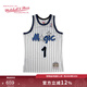 MITCHELL & NESS復(fù)古球衣 SW球迷版 NBA魔術(shù)隊(duì)哈達(dá)威 麥迪 奧尼爾籃球服速干背心 哈達(dá)威 M
