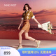 NINE WEST/玖熙平底德訓鞋女平底時(shí)尚休閑鞋 NR510901CK 淺金/杏38