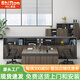 時仁（ShiRen）財務(wù)辦公桌員工桌椅組合4人位6雙人簡約辦公室工作臺職員桌 定制色卡一塊