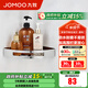九牧（JOMOO） JOMOO九牧太空鋁三角籃置物架衛生間浴室掛件置物架廁所置物架 【不銹鋼款1個(gè)】937158