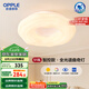 歐普（OPPLE）LED吸頂燈Ra95高顯色奶油風(fēng)臥室智控全光譜43瓦 奶油曲奇包安裝