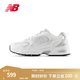 NEW BALANCE NB官方25新款男鞋女鞋潮流復古舒適百搭老爹鞋MR530系列 白色 MR530EMA 36 腳長22CM