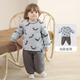 巴厘小豬兒童棉服套裝秋冬男童夾棉加厚保暖女童校服神器冬季寶寶棉襖棉褲 海豚香蕉 90