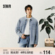 森馬（Semir）襯衫男純棉牛仔外套復古水洗2025春季上衣時(shí)尚百搭潮109125105103