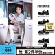 MIO【張小婉同款】米奧牛津樂(lè)福鞋2025秋新款英倫學(xué)院厚底小皮鞋 黑色(亮皮) （張小婉同款） 35 (225mm)