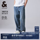 杰克·瓊斯（JACK&JONES）春夏新款百搭簡約寬松帥氣水洗彈力復(fù)古牛仔休閑褲男裝224232066 E39 中牛仔藍(lán) 常規(guī) 33 180 W33/L32