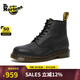 馬丁大夫（Dr.Martens）博士101 Nappa秋季舒適百搭軟皮黑色女短靴馬丁靴 黑色 39 偏大，推薦小一碼