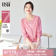歐莎（OSA）粉色針織開(kāi)衫女圓領(lǐng)小衫薄款空調(diào)衫2025新款春夏長(zhǎng)袖上衣 粉色 M