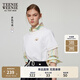 Teenie Weenie小熊T恤女2025年夏季新款簡(jiǎn)約清新多巴胺刺繡圓領(lǐng)短袖T恤女 白色 M