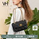 VANESSA HOGAN VH女包茵然軟包系列復古太陽(yáng)神斜挎包菱格鏈條腋下包小眾單肩包