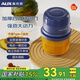 奧克斯（AUX）絞蒜器迷你絞肉機家用多功能嬰兒輔食機料理機自動(dòng)切菜機家用攪拌機粉碎機米糊蒜泥小型搗蒜機 0.35L 【升級四葉精鋼刀頭】加厚玻璃款+長(cháng)續航