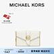 MICHAEL KORS邁克高仕 MK【七夕禮物】Charm 中號(hào)老花鏈條單肩包 奶白色 289 NS