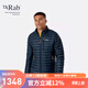 Rab 男士700蓬運(yùn)動(dòng)羽絨Microlight防潑水防撕輕量羽絨服403g QDB-16 灰黑色 XL