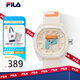 斐樂(lè )（FILA）手表女送女生潮流老爹風(fēng)格撞色運動(dòng)學(xué)生硅膠手表 FLM38-6105-007