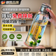 WCZ德國品牌高硼硅玻璃水杯大容量防摔泡茶水分離茶倉加厚杯子 自帶茶水分離+杯套750ml