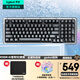 羅技（Logitech）ALTO KEYS K98M/K98S客制化機械鍵盤(pán) 無(wú)線(xiàn)藍牙鍵盤(pán)雙模mac ipad鍵盤(pán)98鍵游戲辦公家用鍵盤(pán)AI熱插拔 K98M黑+冰塊黑透明鍵帽