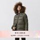 加拿大鵝（Canada Goose）Cypress 女士黑標(biāo)羽絨服戶外派克大衣大鵝羽絨服 經(jīng)典升級 2239LB 1664 灰綠色 S