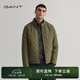 GANT甘特新款男士復(fù)古保暖立領(lǐng)絎縫短款棉服外套|7006080 301-軍綠色 L