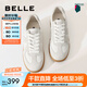 百麗（Belle）散文詩復(fù)古德訓(xùn)鞋女簡約百搭情侶同款休閑鞋B0992AM5預(yù)售 【翟瀟聞同款】灰色-女款 37 (235mm)