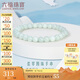 六福珠寶七夕禮物 翡翠小圓珠手串女款轉(zhuǎn)運珠手鏈 WLP012