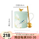 Gao Chun Ceramics高淳陶瓷鵲登高淳帶蓋水杯馬克杯描金輕奢送禮伴手禮茶杯水杯 鵲登高枝蓋杯綠