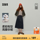 森馬（Semir）森柔牛仔|商場(chǎng)同款牛仔半身裙女純棉長(zhǎng)裙2025秋新款高腰傘裙 原色牛仔98101 S