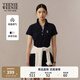 Teenie Weenie小熊女裝連衣裙2025夏季新款休閑活力清新時(shí)尚POLO裙 藏青色 S