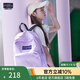 JANSPORT杰斯伯雙肩包新款女包男背包學(xué)生書包 4QUT5M9 暮山紫-側(cè)袋-26L