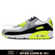 耐克（NIKE）AirMax90LTR復(fù)古防滑輕便低幫休閑跑步鞋女款灰綠 36