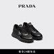 PRADA/普拉達【禮物】男士PRAX 01 再生尼龍亮面皮革運動(dòng)鞋 黑色 44 (10)