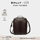 BALLY巴利【七夕禮物】烏木色牛皮革男士斜挎包6308449 烏木色 均碼