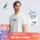 諾帝卡（NAUTICA）【商場(chǎng)同款】男裝春夏新款涼感舒適休閑短袖圓領(lǐng)T恤男TO4204 白色1BW L