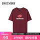 斯凱奇（Skechers）短袖款情侶休閑運(yùn)動(dòng)T恤圓領(lǐng)寬松運(yùn)動(dòng)百搭上衣L225U049