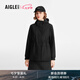 AIGLE艾高棉服MTD防風(fēng)防水透汽PERTEX保暖收腰女外套 黑色 BD205 XL (42) (175/96A)
