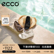 愛步（ECCO）涼鞋女 夏季軟底泡芙鞋交叉帶厚底拖鞋外穿 科摩206653 灰褐色20665301674 36
