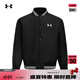安德瑪（UNDERARMOUR） Ins男女情侶百搭防寒夾棉運動休閑外套1389371 黑色001 XL