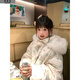詩(shī)丹蕊甜美多巴胺保暖減齡棉服外套女冬季新款寬松小眾連帽棉衣羽棉襖絨 棉服 均碼 【可備注碼數】