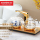金灶（KAMJOVE）自動(dòng)上水電熱水壺全智能玻璃電茶壺煮茶器泡茶壺燒水壺茶具套裝 G9(37cm*20cm) 1件