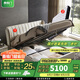 喜臨門【線下同款】真皮儲物軟床 白騎士喜禮+維森pro(米) 氣動1.8*2米