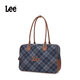 Lee格紋餅干包托特包通勤包摩登復古單肩包38女神節送女友送老婆禮物