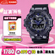 卡西歐（CASIO）手表男G-SHOCK金屬表頭運動(dòng)學(xué)生電子日韓表送男友禮物GM-700P-6A