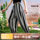 ASK JUNIOR線下同款女童褲子夏裝兒童波點(diǎn)滿印燈籠褲防蚊褲 黑色 150 