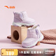 安踏兒童男女?huà)胪扌Ｅビ畫(huà)胗淄瘜W(xué)步鞋加絨高幫棉鞋A22440057