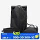迪卡儂（DECATHLON）雙肩包騎行背包旅行休閑包電腦包 曜石黑27L-4551559